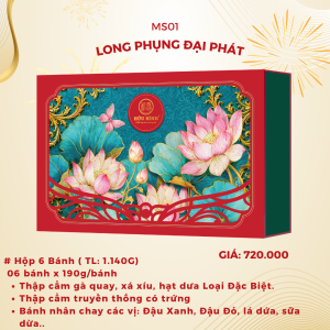 Hộp cao cấp: Long Phụng Đại Phát 6 bánh 2026