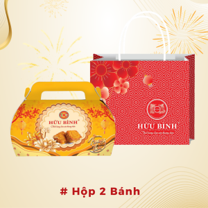 Hộp bánh 2 chiếc Thập cẩm xá xíu gà quay Loại Đặc Biệt MS18