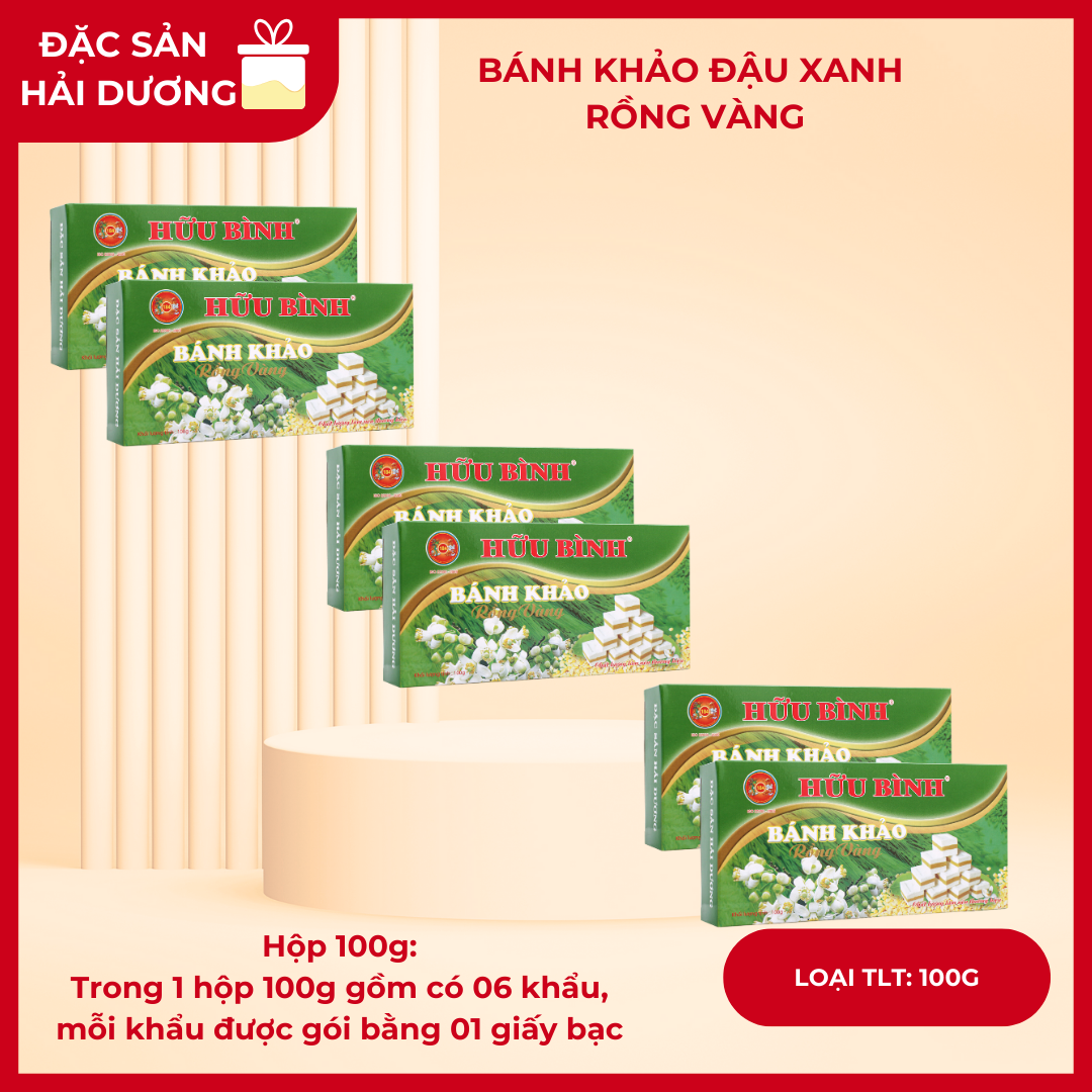 Bánh khảo nhân đậu xanh 100g