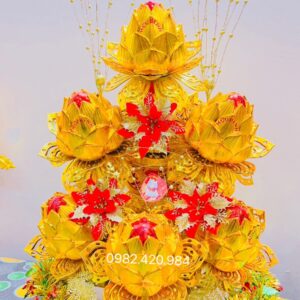 Mâm bánh đậu xanh Tết mẫu 7